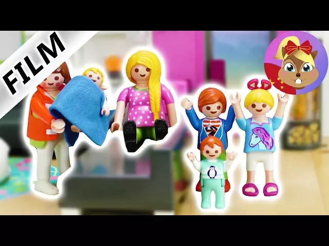 摩比游戏 playmobil 玩偶影片 爸爸妈妈不在家 保姆阿姨要生宝宝